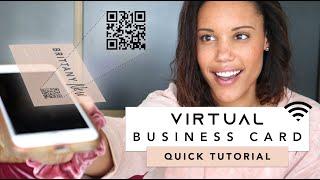 How to Create a VIRTUAL BUSINESS CARD for FREE | Canva Tutorial