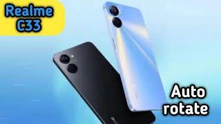 How To Enable Auto Rotate Mode In Realme C33 ,Realme C33 Mein Auto Rotate Mood Kaise Enable