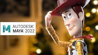 Maya Arnold Rendering - Timelapse - FREE SCENE Woody Pixar