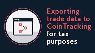 Exporting Trade Data to CoinTracking