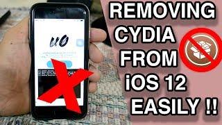 How to Remove CYDIA( UnJailbreak) your iOS Device Without Loosing Data Easily on iOS 12 !