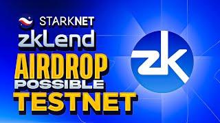 STARKNET AIRDROP CHANCE | zkLend TEST NET