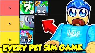 I Played EVERY PET SIMULATOR And Ranked Them All!