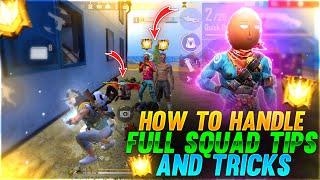 HOW TO HANDLE FULL SQUAD ALONE TIPS AND TRICKS - GARENA FREE FIRE
