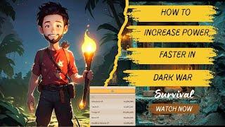 14 Pro Tips for Increasing Power Faster in Dark War Survival