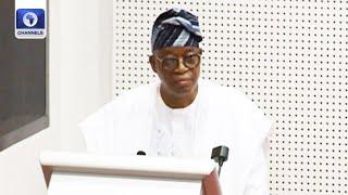 Former Governor Of Osun State, Adegboyega Oyetola Appears Before The Senate For Screening