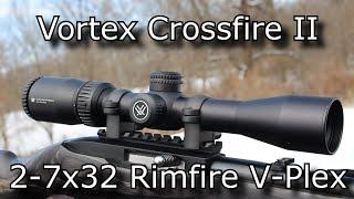 Vortex Crossfire II 2-7x32 Perfect 22LR Scope “Rimfire V-Plex” model