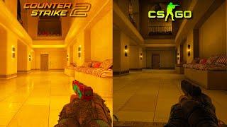 NEW vs OLD MIRAGE ( CS GO 2 ) Graphics Comparison