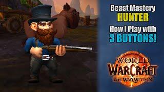 How I play BEAST MASTERY HUNTER with 3 BUTTONS Using GSE!