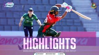 Highlights | 3rd T20i | Bangladesh Women vs Ireland Women