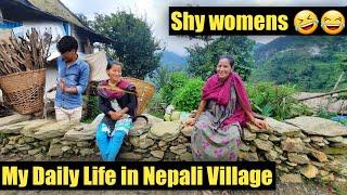 My Daily Life in Nepali Mountain Village | Nepal Village Life