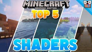 Top 5 BEST SHADERS For BEDROCK Edition! *WORKING IN 1.16* (MCPE/Windows 10)