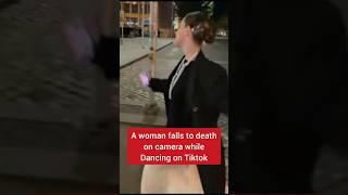 Russian woman falls to death while recording Tiktok #russia #shorts #news #short #shortvideo #shorts