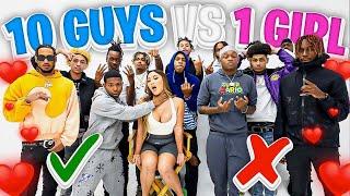 10 Guys Compete for A⭐️ Girl *Feat Kazumi * 10 Vs 1