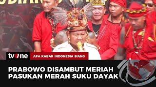 Kampanye di Pontianak, Prabowo Disambut Oleh Pasukan Merah Suku Dayak | AKIS tvOne