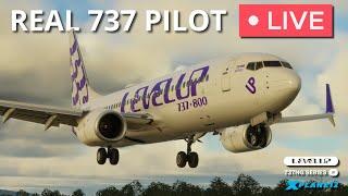 Threshold LevelUP 737 flown by Real 737 Captain | X-Plane 12