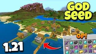 (God Seed) For Minecraft 1.21 Bedrock And PE | Seed Minecraft 1.21 | Minecraft Seeds