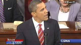 Pres. Obama's First State of the Union Address