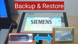 backup and restore HMI  " SIEMENS SMART LINE "