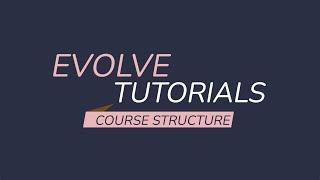 Evolve Authoring. Course Structure