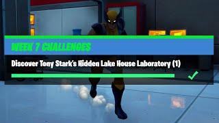 Discover Tony Stark's Hidden Lake House Laboratory (1) - Fortnite Week 7 Challenges