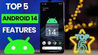 Top 5 Android 14 Features  #android14 #top5