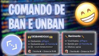 COMO FAZER COMANDO DE BAN E UNBAN | Discord dbd #6