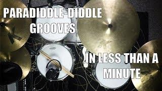 Paradiddle-Diddle Grooves in less than a Minute - Daily Drum Lesson