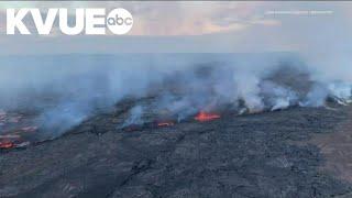 The Kilauea volcano in Hawaii is erupting