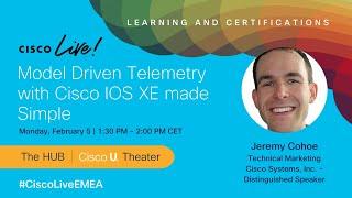 Model Driven Telemetry with Cisco IOS XE made Simple