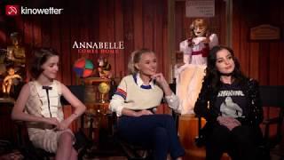 Interview McKenna Grace, Madison Iseman, Katie Sarife ANNABELLE COMES HOME