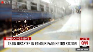 Train Disaster in London Paddington Station CRASH ON VIDEO
