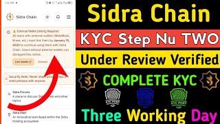 Sidra Chain Kyc Verification | Sidra Chain App Login Problem | Sidra Chain Ki Kyc Kaise Kare | Sidra