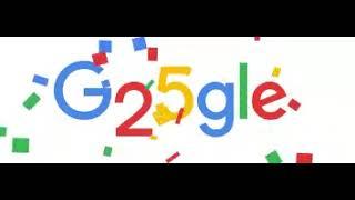 It's @Google's 25th Birthday with Logo History