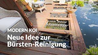 Heikos Bürstenfilter für perfekte Wasserqualität | Modern Koi Blog #7129