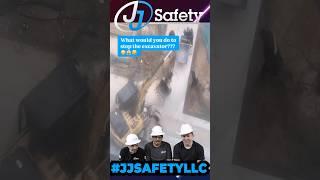 Who was in the excavator last?!? #jjsafetyllc #safetyfirst #safetyfails