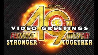 ALPHA KAPPA RHO 49TH FOUNDING ANNIVERSARY VIDEO GREETINGS