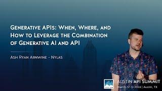 Generative APIs: When, Where, and How to Leverage the Combination of Generative AI and API