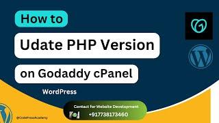 How to Update PHP Version in WordPress GoDaddy Hosting || GoDaddy PHP Version Upgrade Tutorial