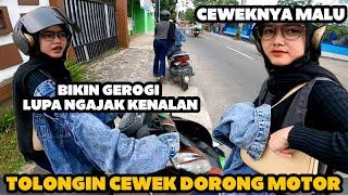 TOLONGIN CEWEK CANTIK DIJALAN SAMPE LUPA NGAJAK KENALAN