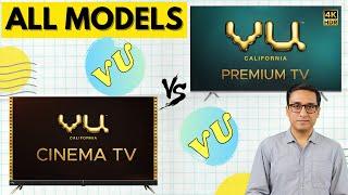 VU Premium 4K TV 2020 vs VU Cinema TV  DETAILED COMPARISON  TechTalk 57