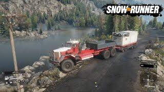 Season 10 Basic Kenworth Hauling A Generator SnowRunner