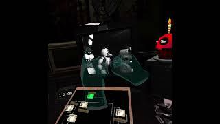 I played fnaf vr and instantly regretted it. #shorts #funny #scary #vr #quest2 #oculus #tiktok #fnaf