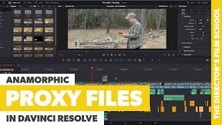 How to Create Proxy Files in DaVinci Resolve | Anamorphic Proxies