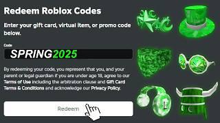 All New MARCH 2025 Roblox Promo Codes For FREE ROBLOX ITEMS + EVENT | All Free Items on Roblox