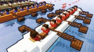 Minecraft - How To Make A Rowing Boat | Tutorial