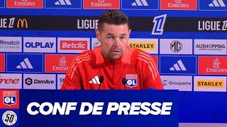 Pierre Sage et Georges Mikautadze avant la 16ème journée de L1 face au MHSC. | Olympique Lyonnais