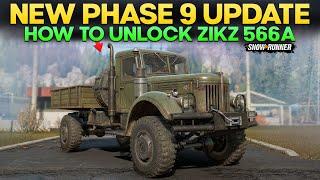 How to Unlock New ZiKZ 566A Phase 9 Update Truck in SnowRunner Everything You Need to Know