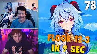 Fobm4ster Clears Floor 12 - 3 First Half In 9 Seconds | Genshin Impact Moments #78