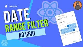React Ag-Grid Tutorial: Efficient Date Range Filtering of Data by Date | Codenemy Tutorial